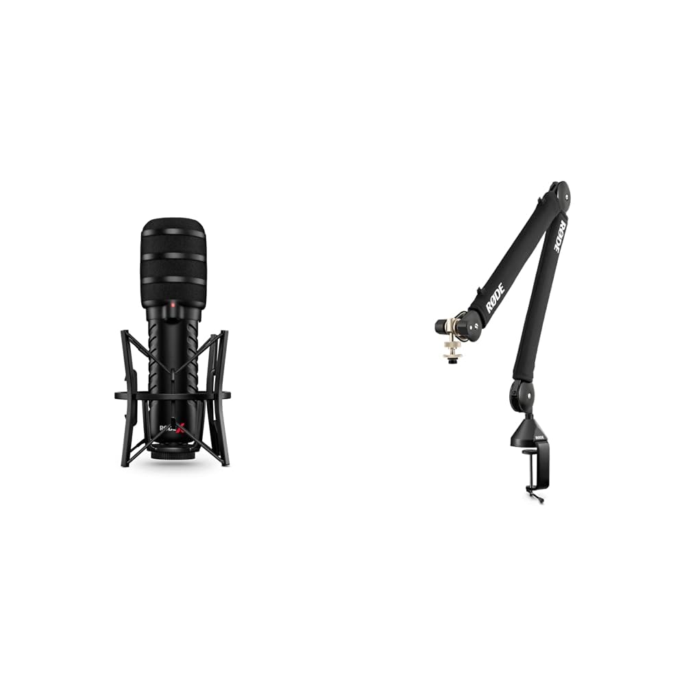USB Dynamic Microphone & Desk-Mounted Boom Arm O346