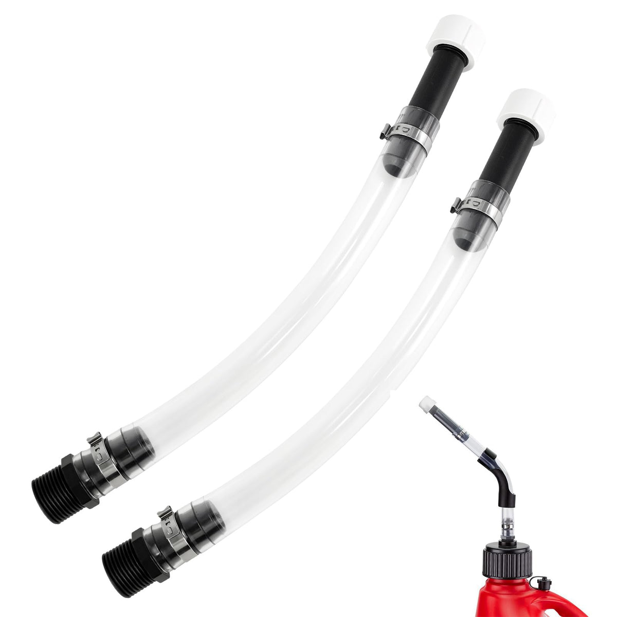 2 PCS Fuel Jug Hose Gas Can Spout Replacement M90587