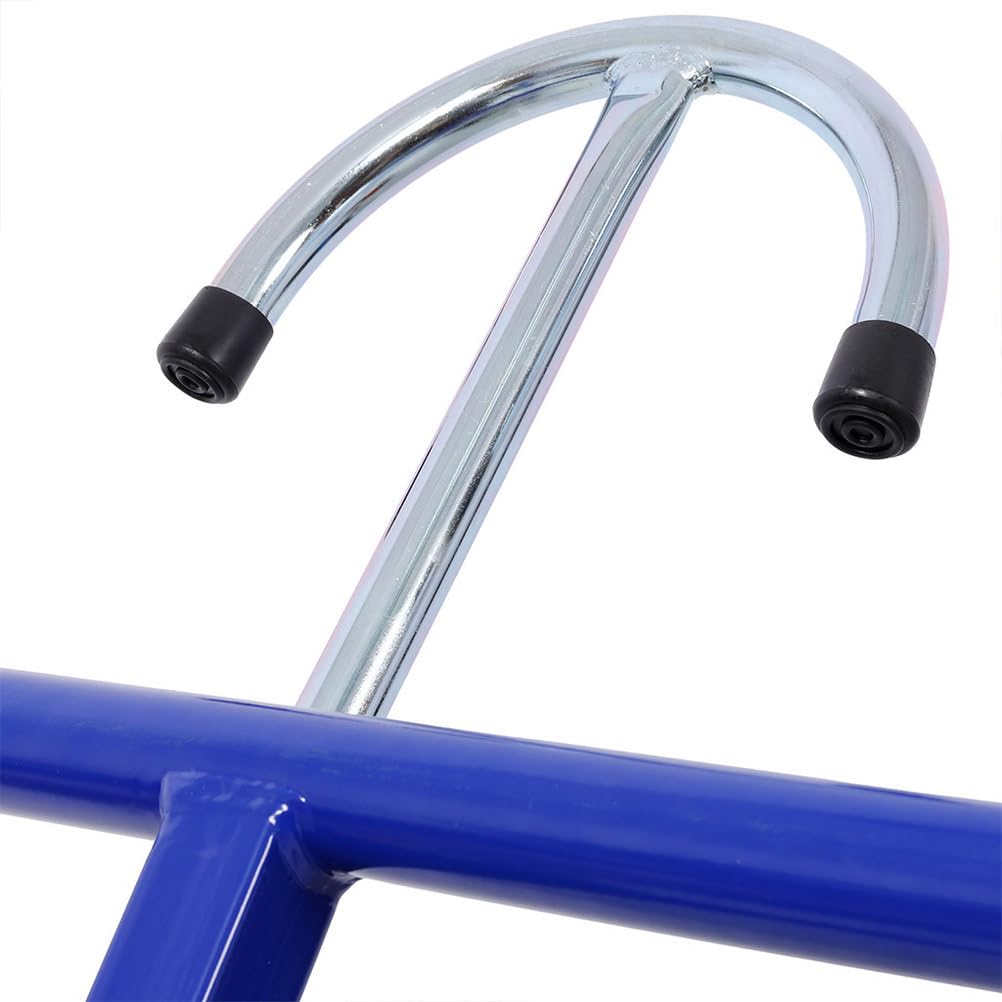 Folding Steel Bumper Stand, 200 LBS Capacity Adjustable with Extendable Arms H12383