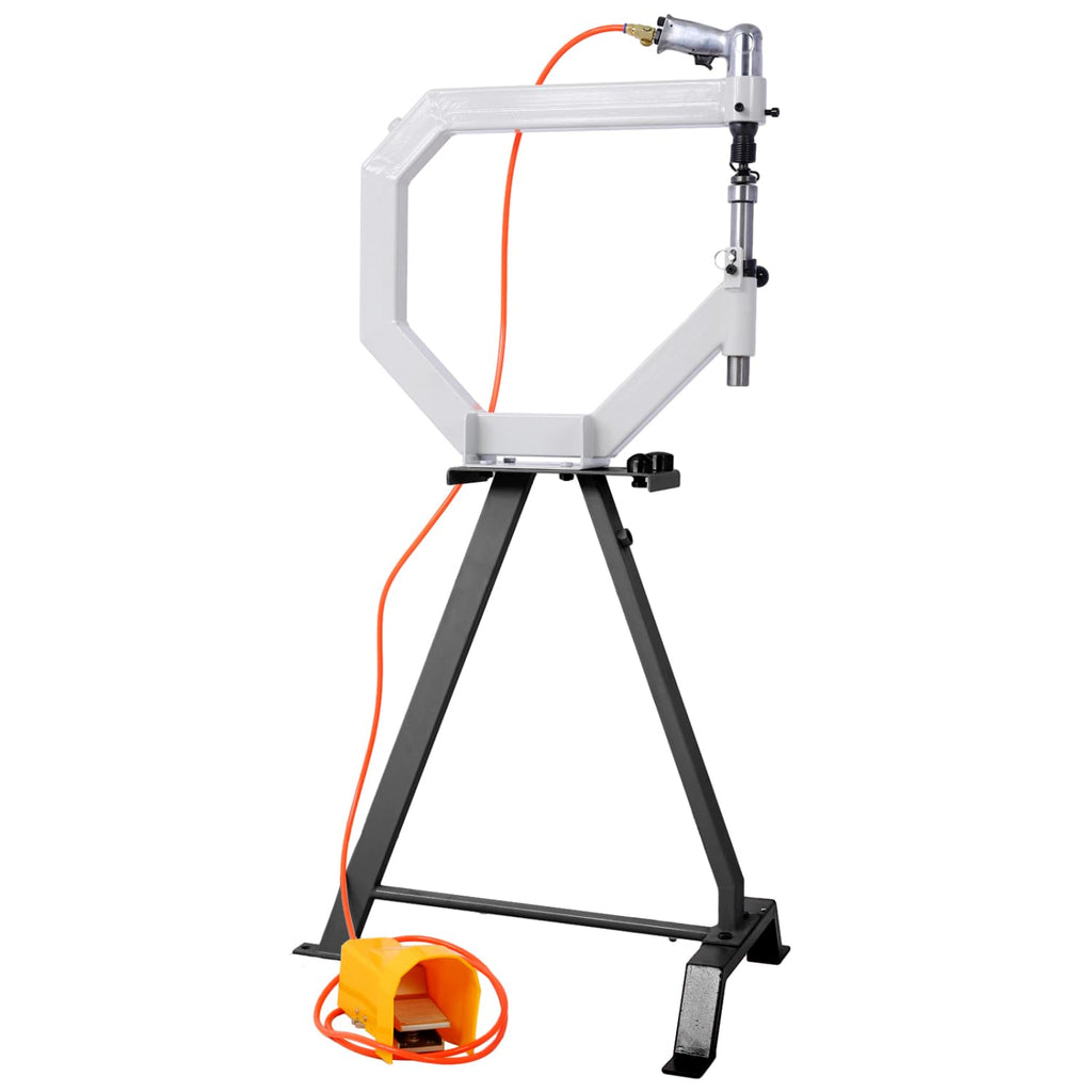 19.6" Throat Pneumatic Planishing Hammer with Steel Frame Stand and Foot Pedal R354504