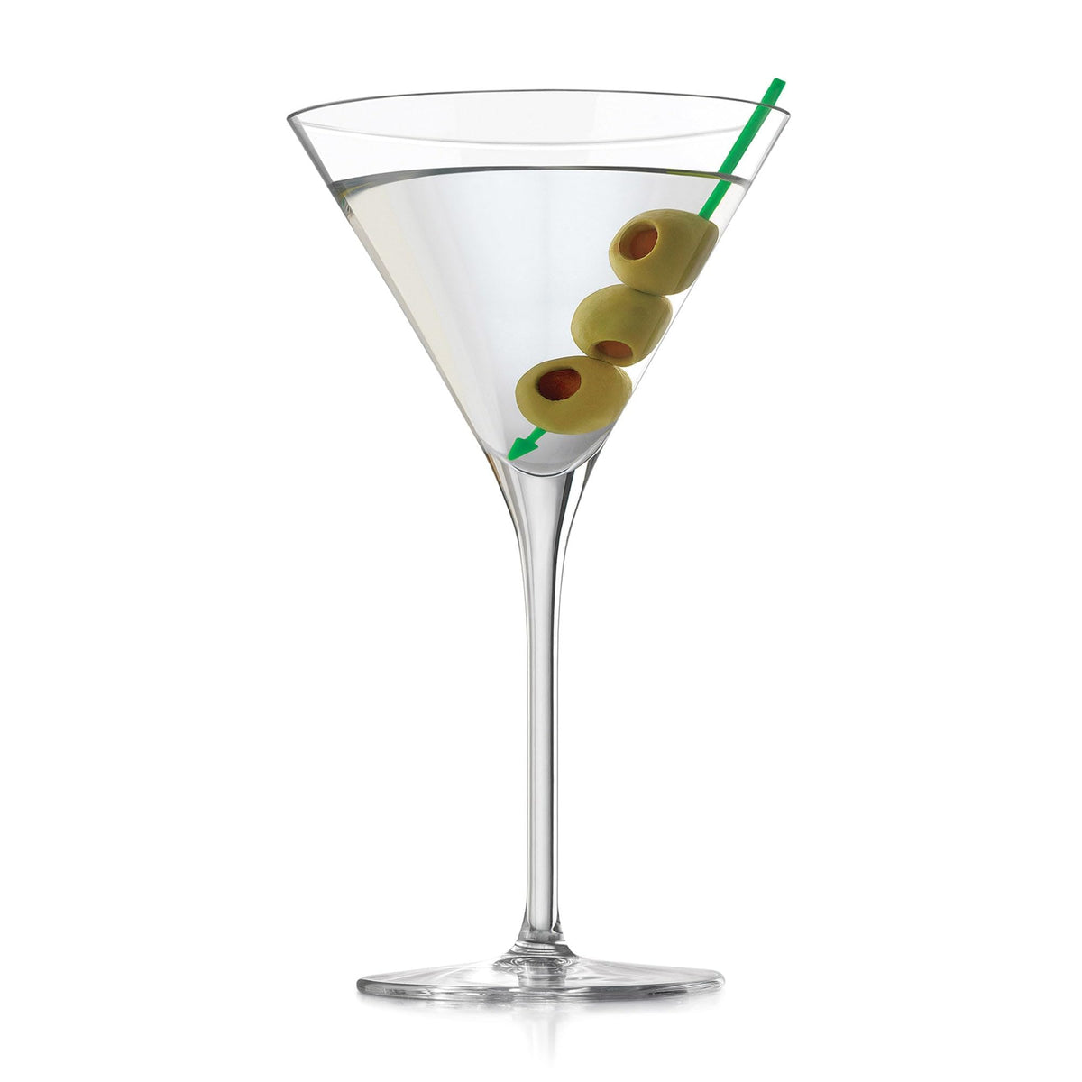 Clear 10 oz Stemmed Martini Glasses Set of 4 X73493