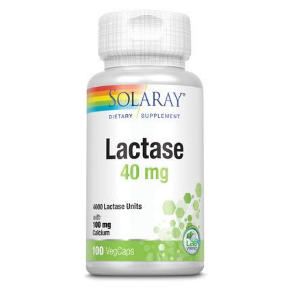 Lactase Capsules 40mg 100 Count J364