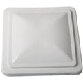 14 Inch White Weather-Resistant Plastic RV Vent Cover I9532