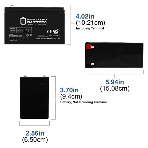 12 Volt 8 AH Rechargeable SLA AGM Battery Z31957