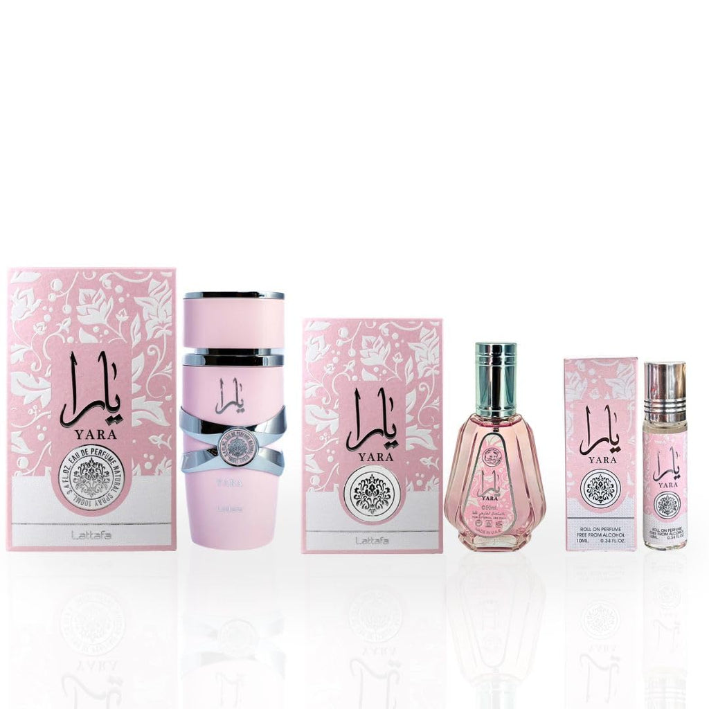3-piece Eau de Parfum Spray and Roll-On Perfume Oil Fragrance Bundle Z67806