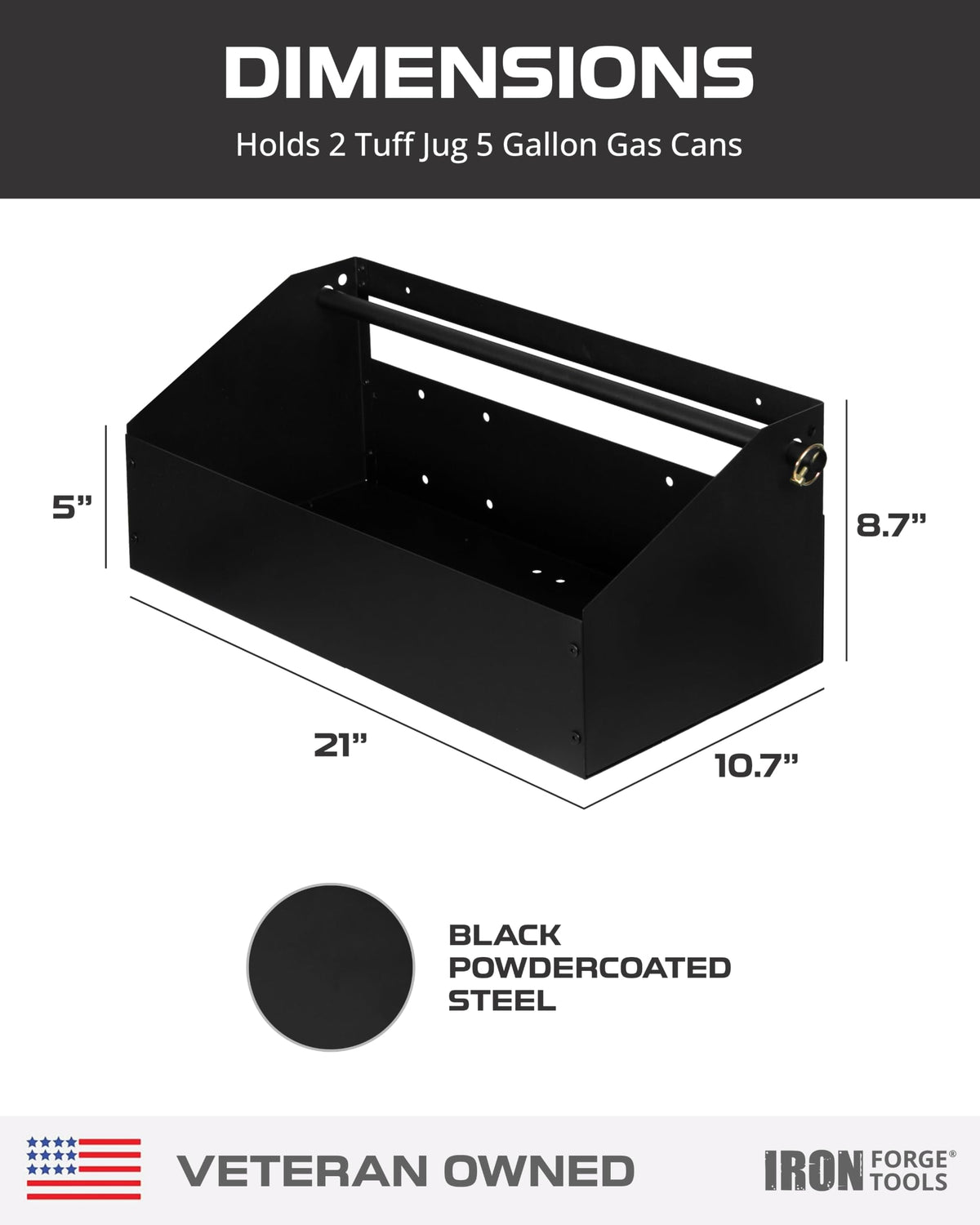 5 Gallon Gas Can Holder M4240