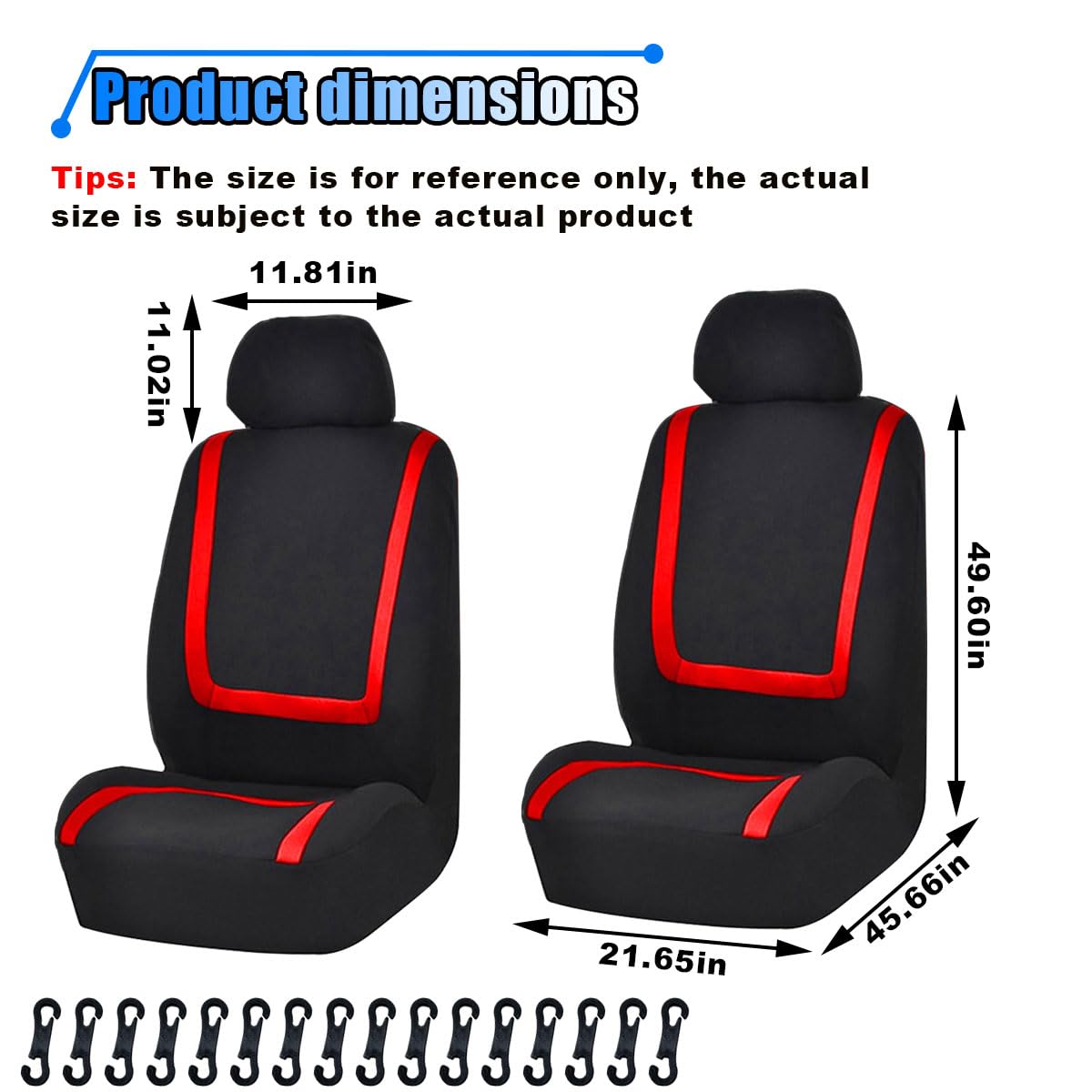 2 Pack Breathable Car Seat Covers L943