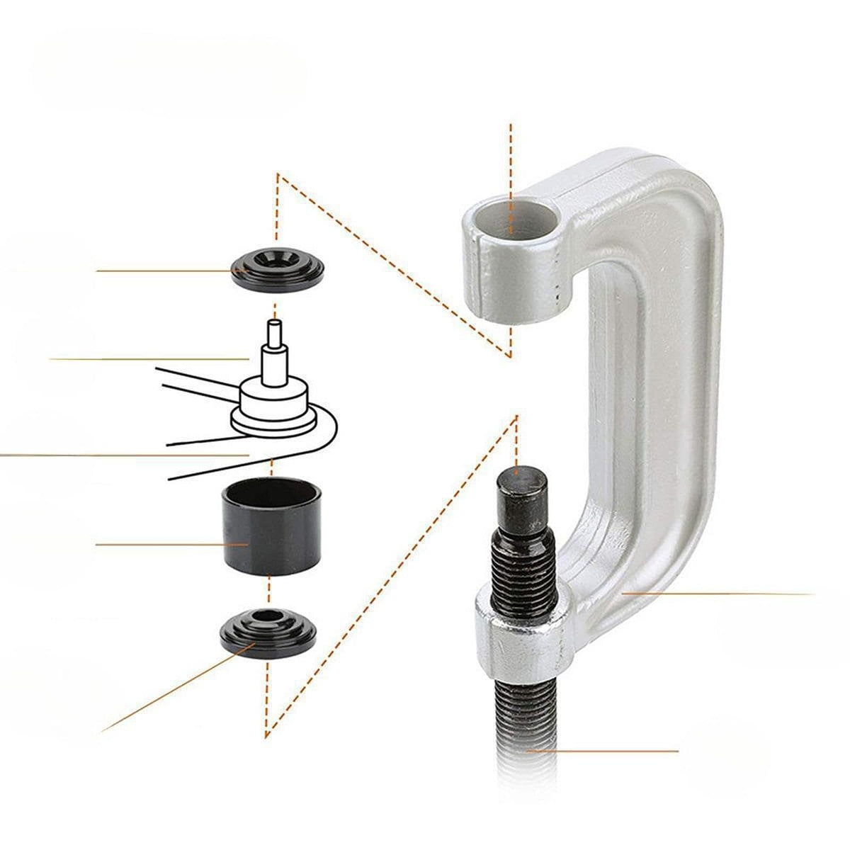 21 Piece Ball Joint Press Tool Kit with Adapters I72429
