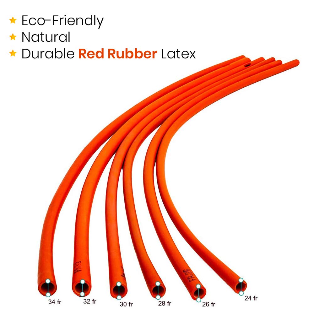 Enema Rubber Colon Tube Open End 20” x 30 FR W209703