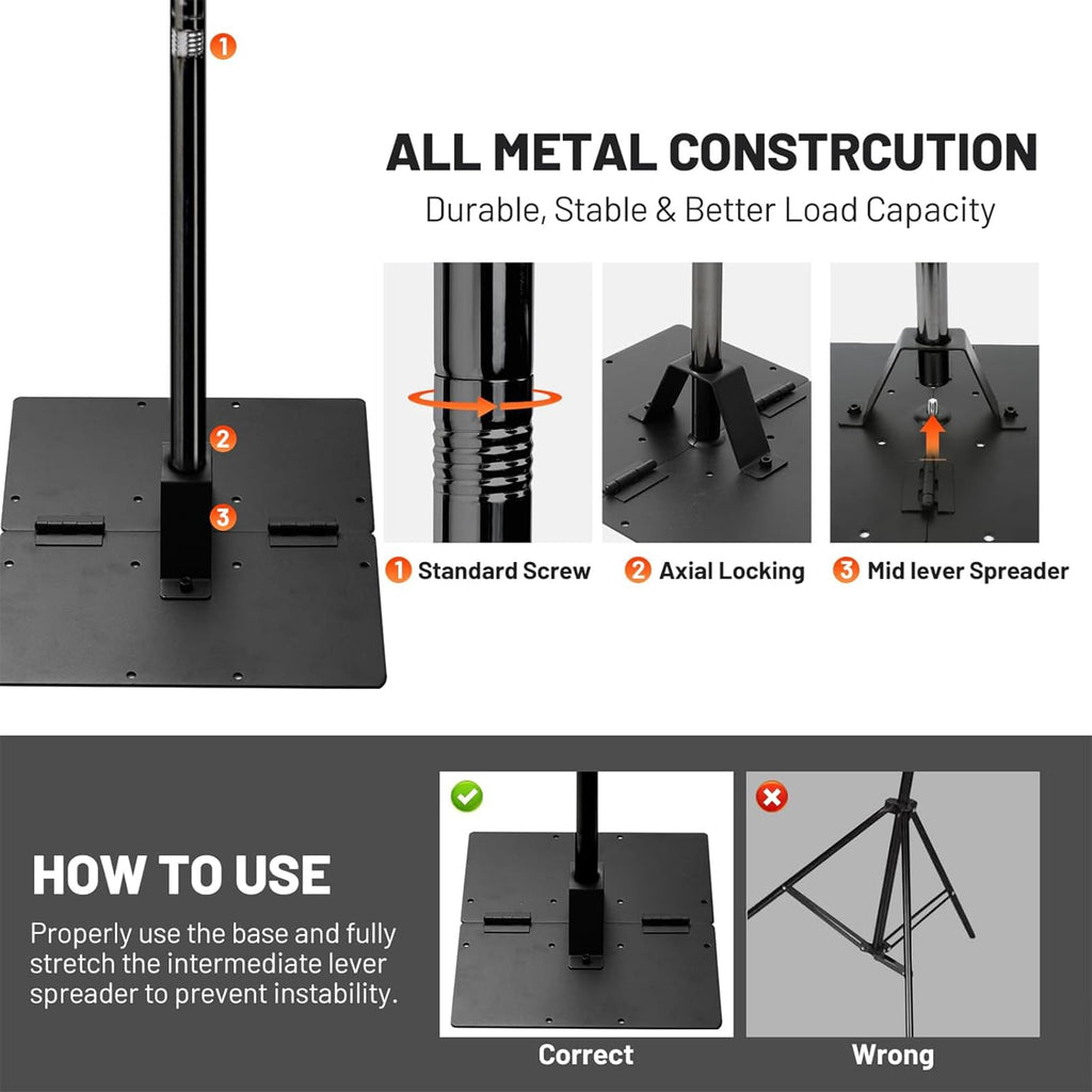 10x10ft Adjustable Heavy Duty Pipe and Drape Backdrop Stand L3271