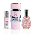 3-piece Eau de Parfum Spray and Roll-On Perfume Oil Fragrance Bundle Z67806
