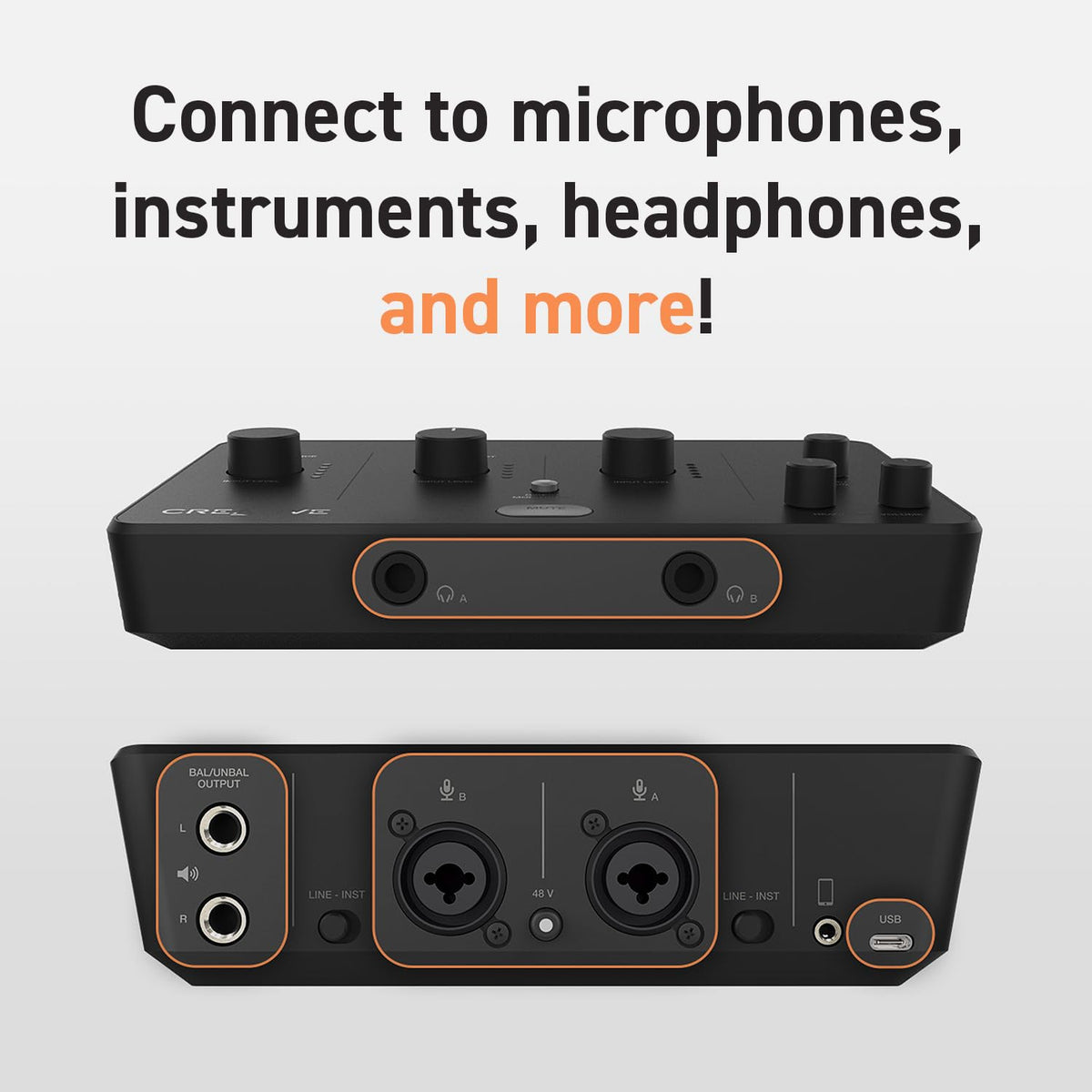 USB Audio Interface with Direct Monitoring A45872