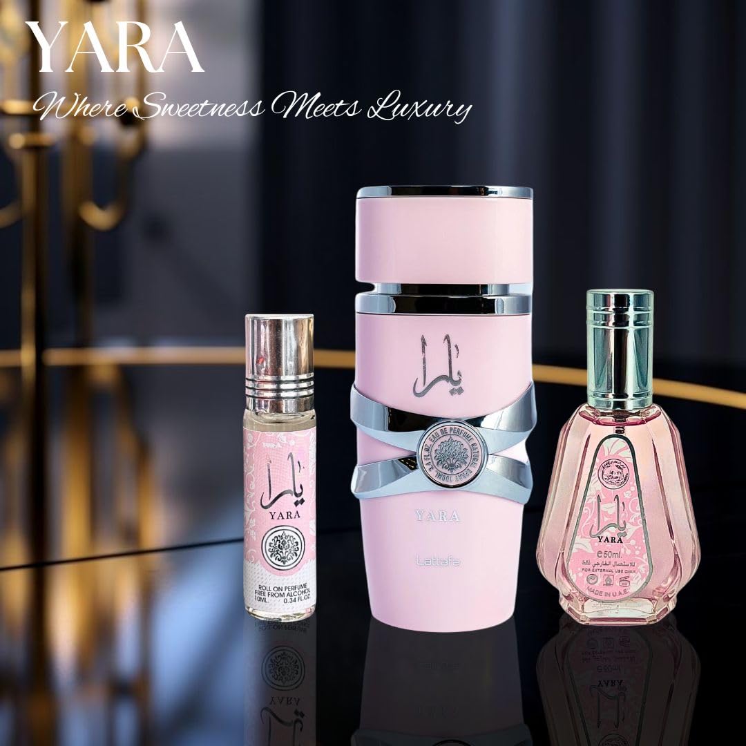 3-piece Eau de Parfum Spray and Roll-On Perfume Oil Fragrance Bundle Z67806