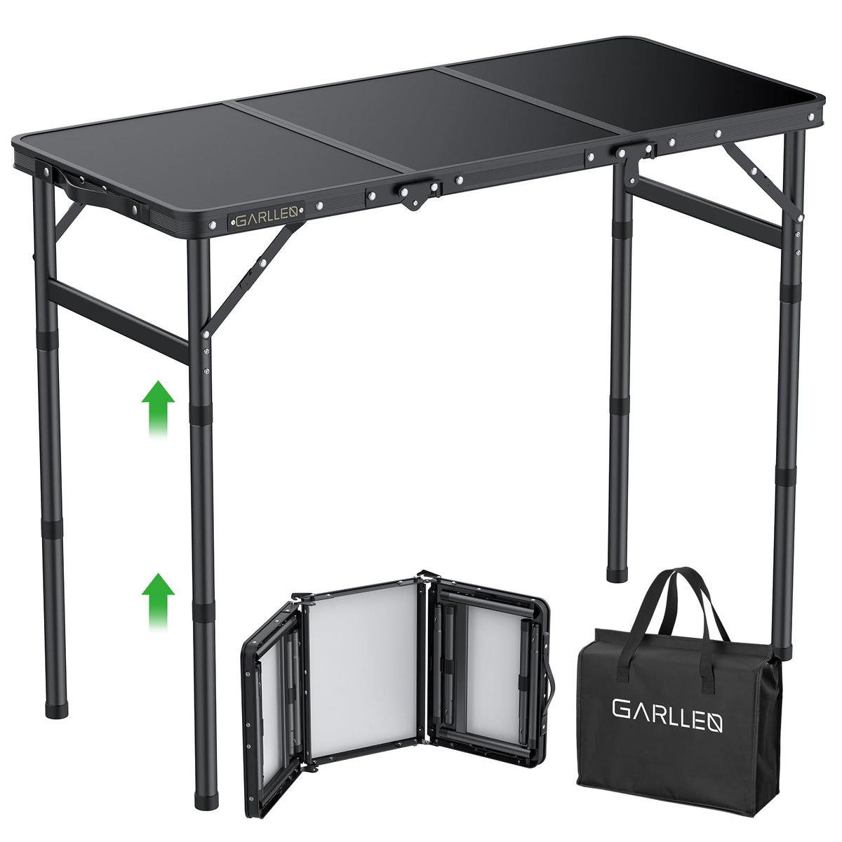 Folding Camping Table 3 Adjustable Height H892