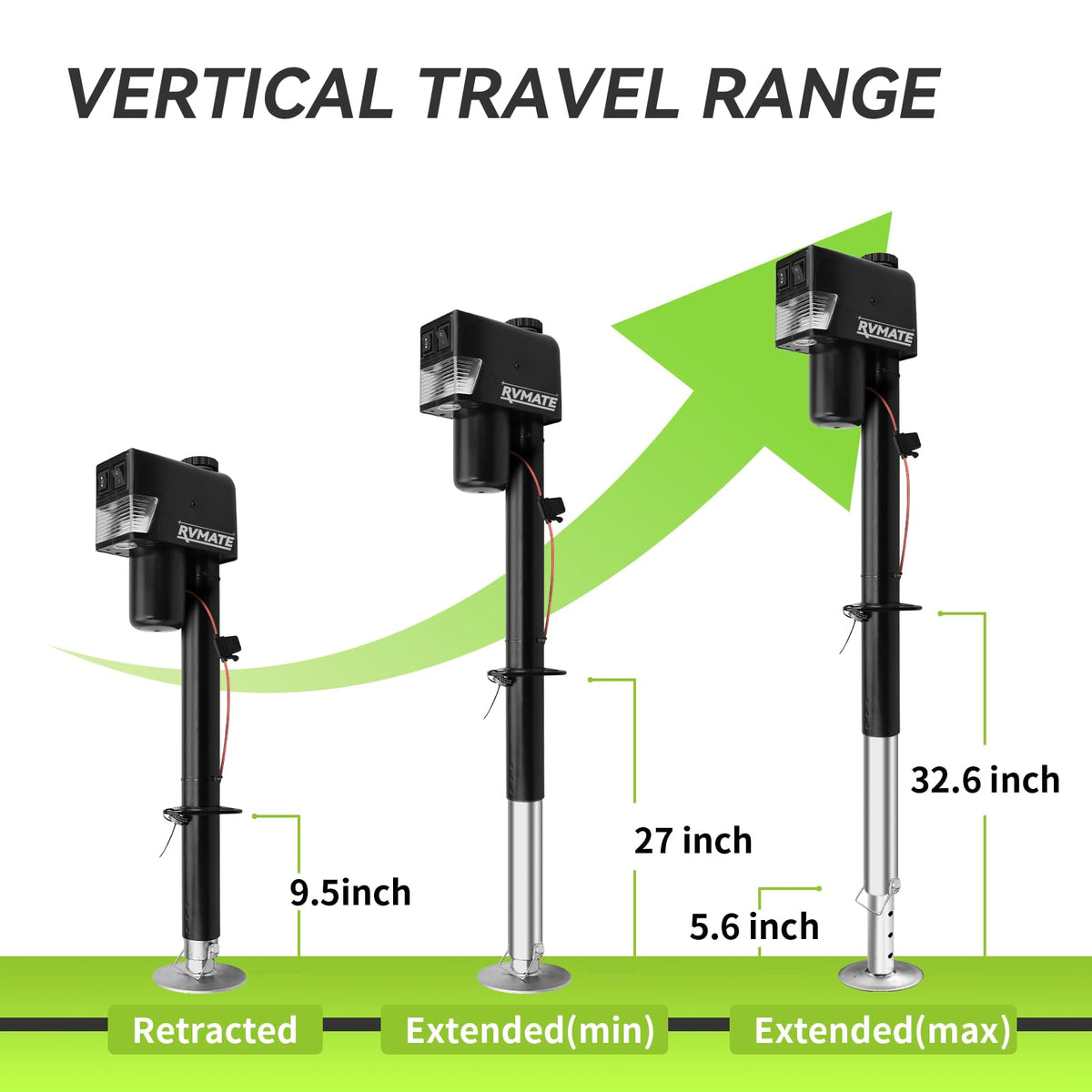 Electric A-Frame Trailer Jack up to 3500-4000lbs D2334
