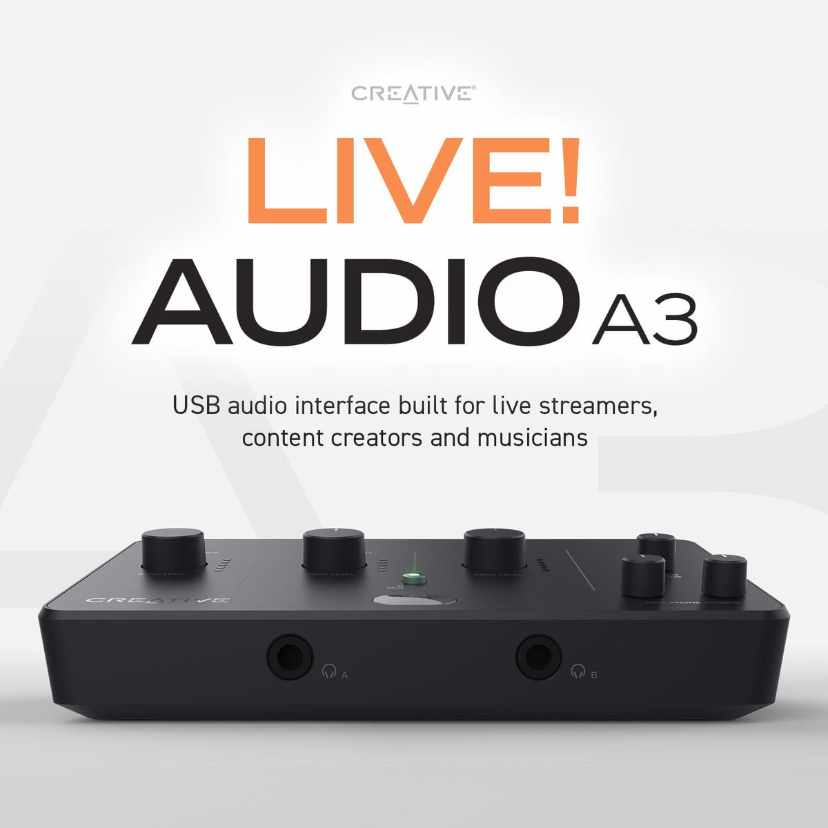 USB Audio Interface with Direct Monitoring A45872