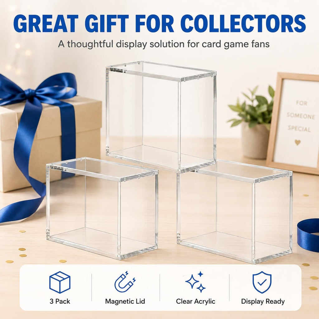 Clear Acrylic Trading Card Display Case U670