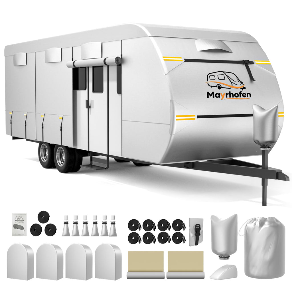 600D Oxford Fabric 30-33ft Travel Trailer Cover E411646