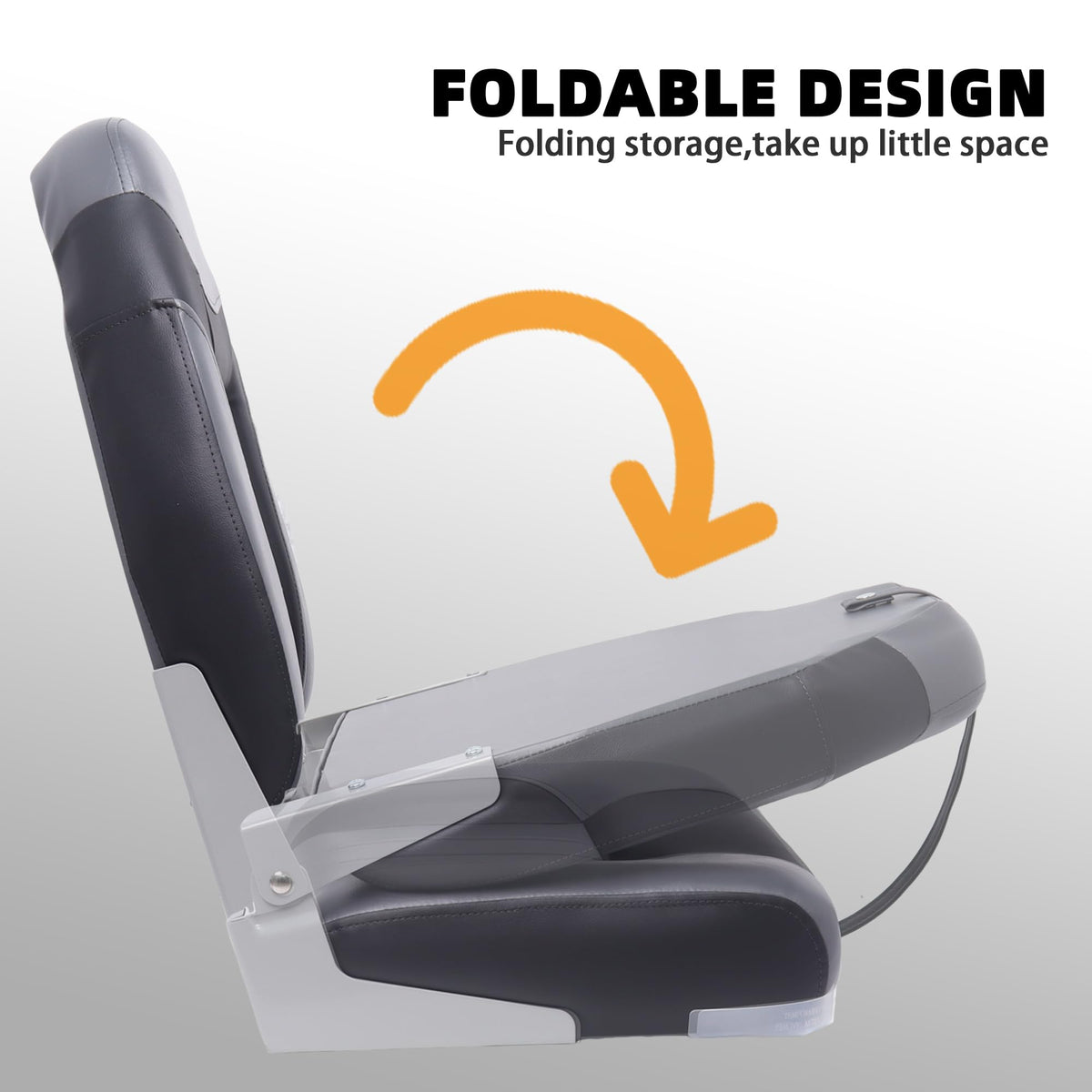High Back Folding Boat Seat V83207