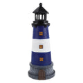 Solar Powered Resin Garden Light with Led, Blue H5223