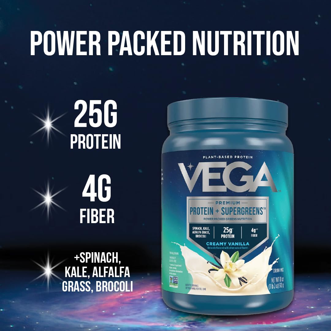 Creamy Vanilla Plant Based Protein Powder I458
