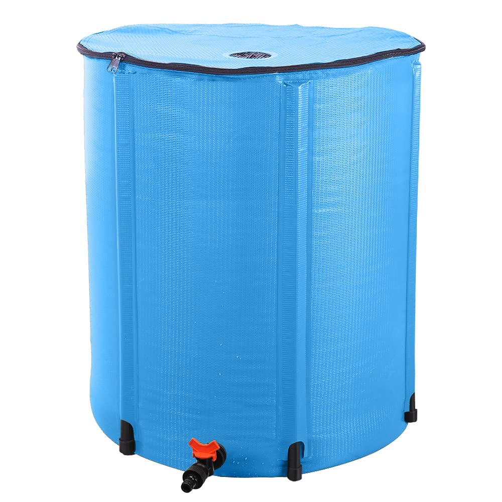 50 Gallon Blue Collapsible Rain Barrel G4001