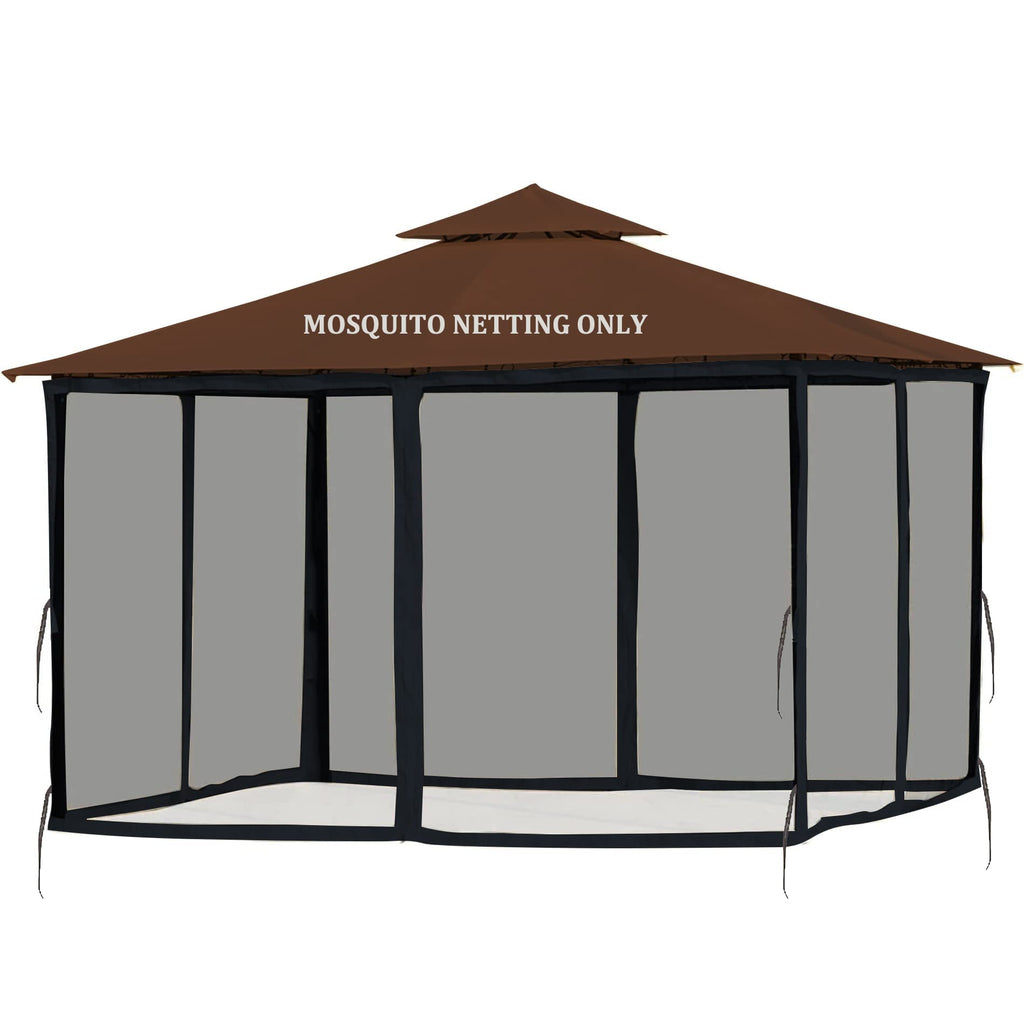 10x12 FT Black Mosquito Netting Z90853