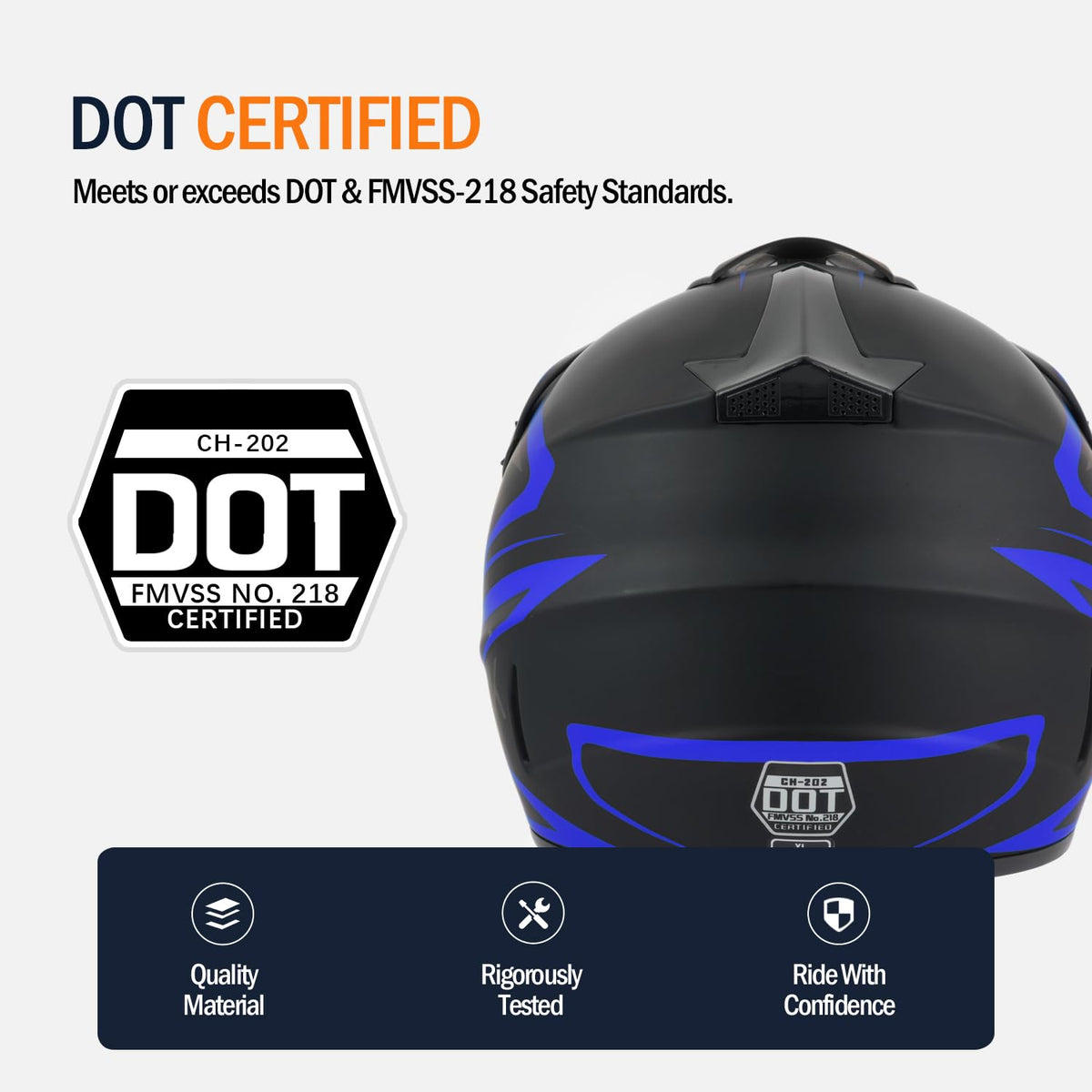 Kids Motocross Full Face Helmet T3187