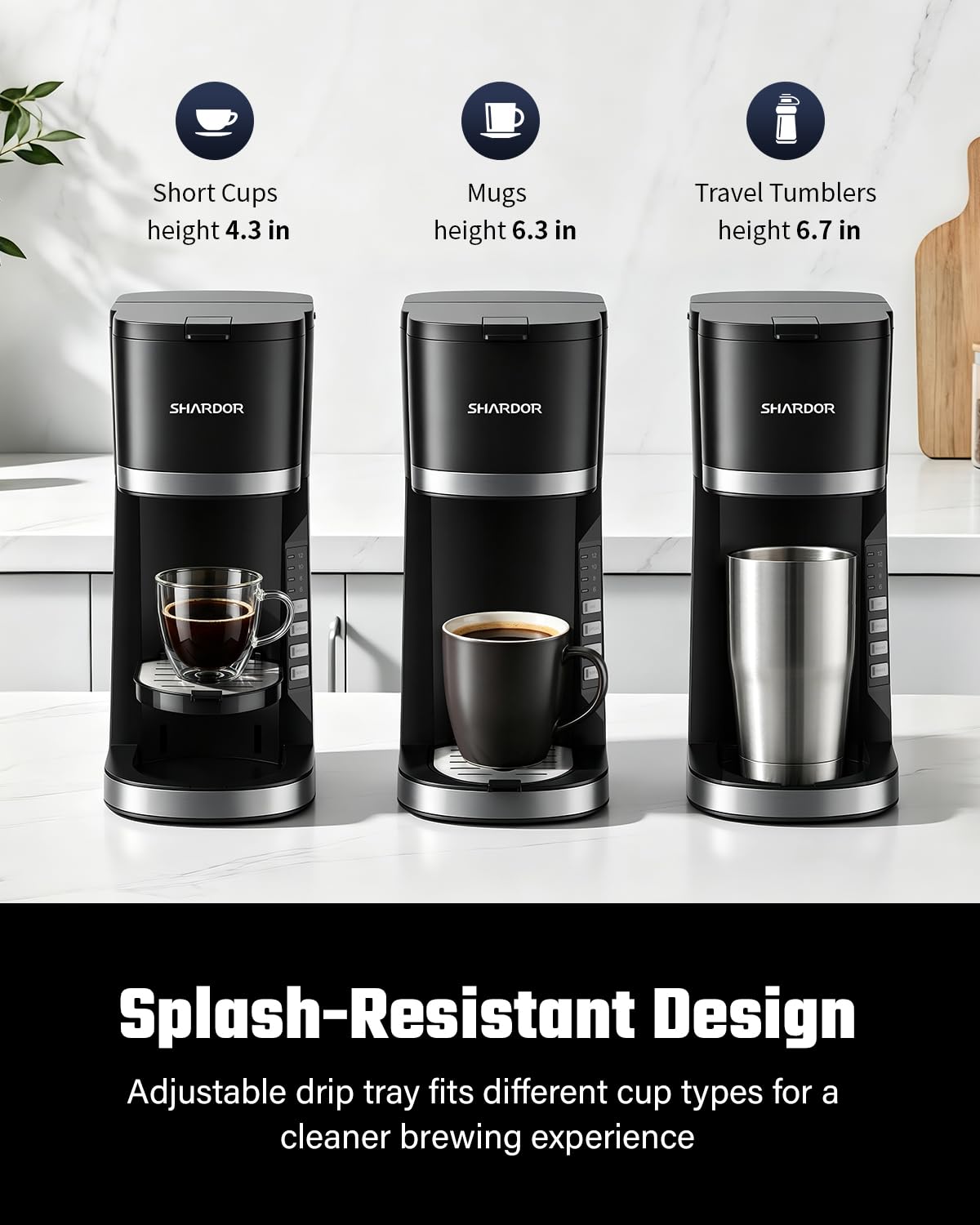 Mini Single Serve Coffee Maker D7481