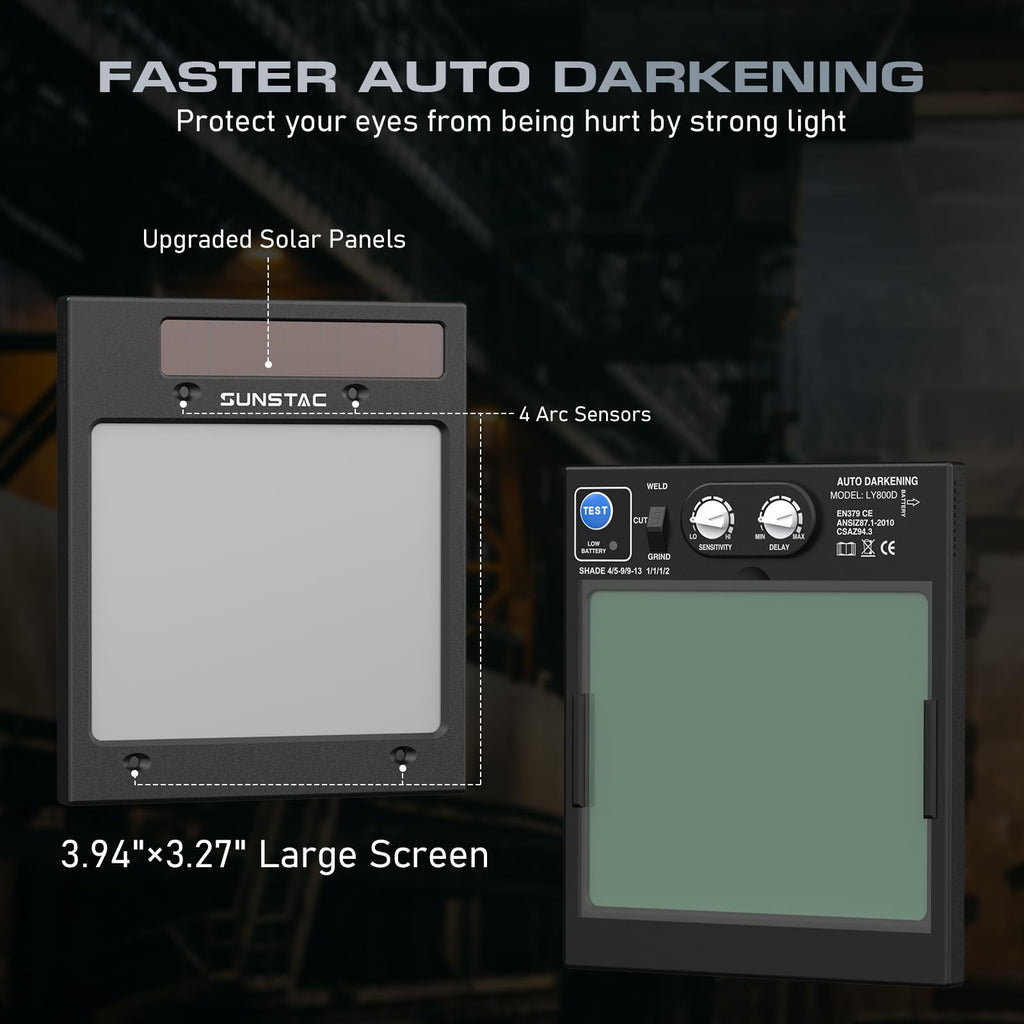 Auto-Darkening Welding Helmet J760