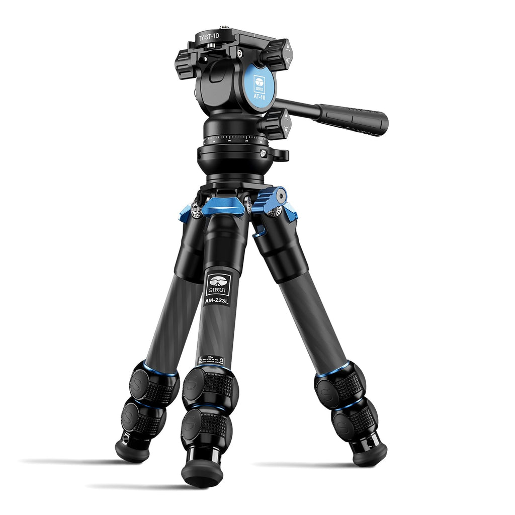 Carbon Fiber Tabletop Tripod Kit with Fluid Head Y659141