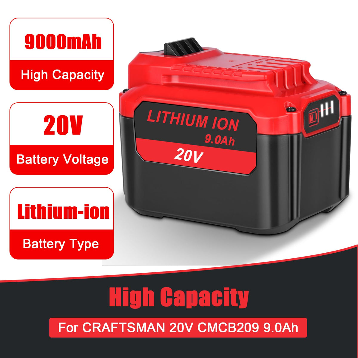 9.0Ah Replacement Battery A60648