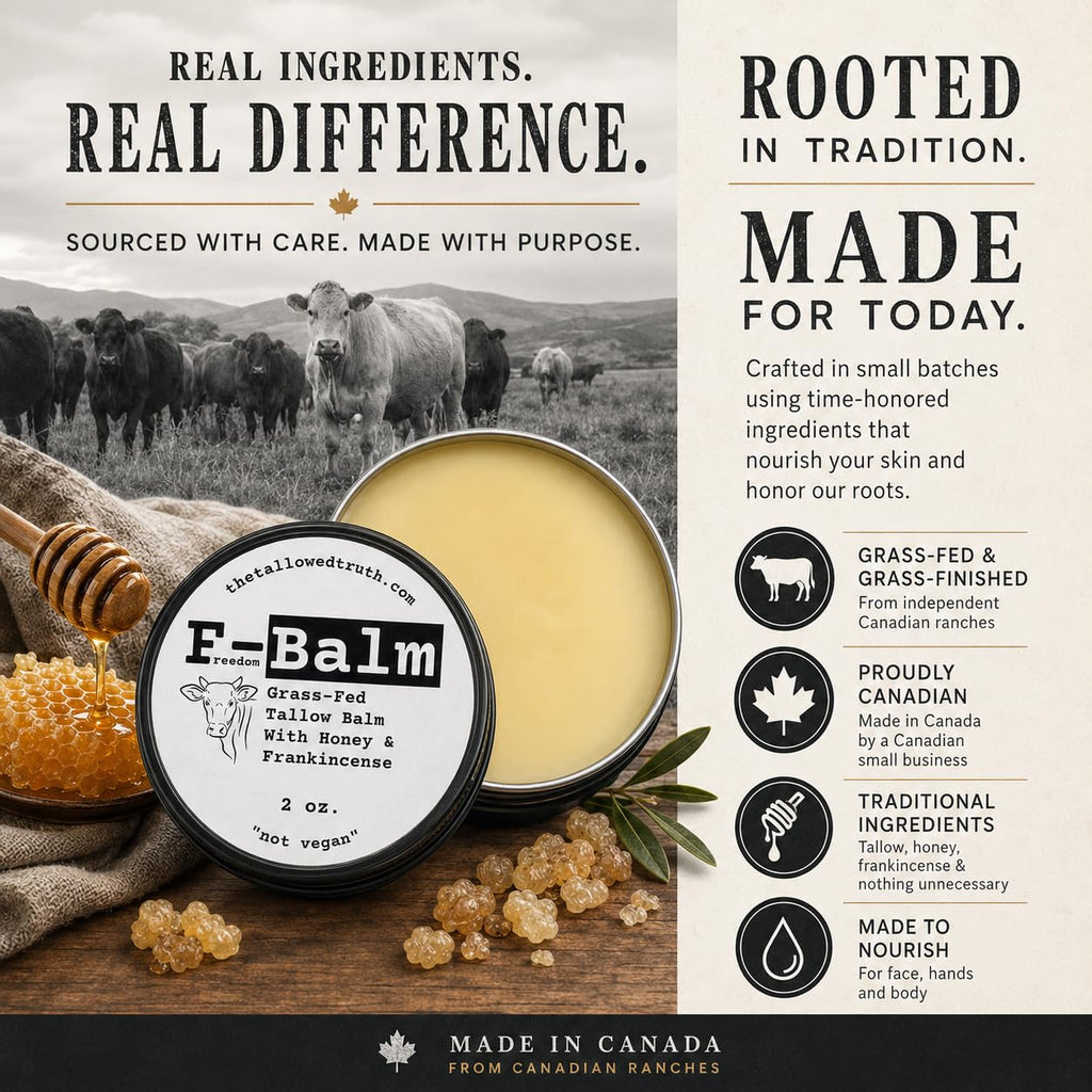 Beef Tallow and Honey Balm, 2 oz O4254