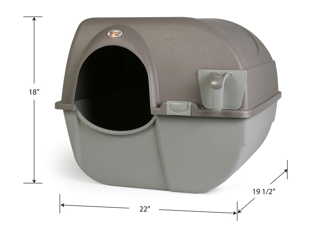 Large Brown Self Cleaning Litter Box F3599