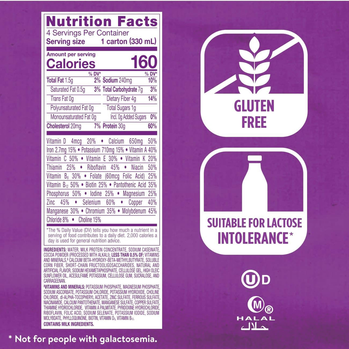 2-in-1 Milk Chocolate High Protein 12 Pack Z38407