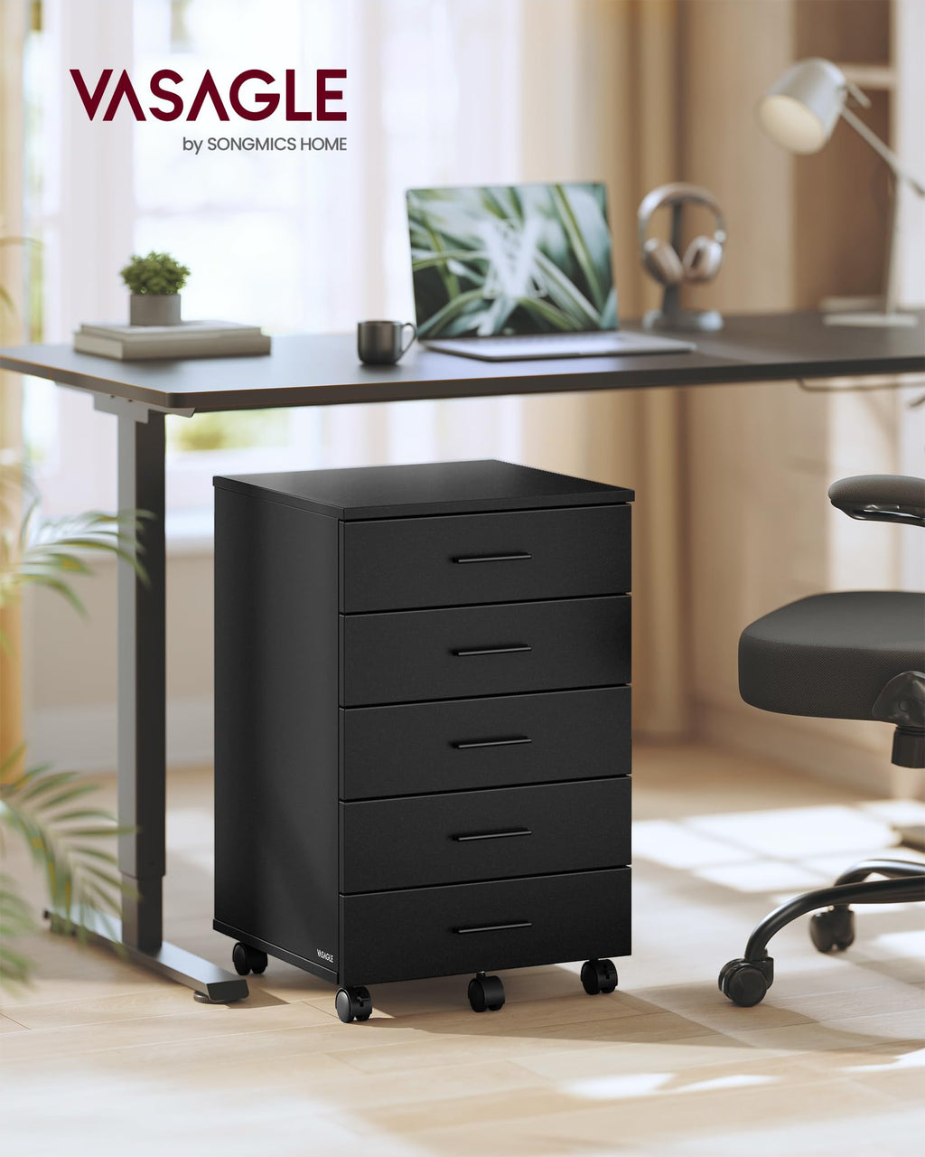Mobile Pedestal Filing Cabinet with Wheels G129809