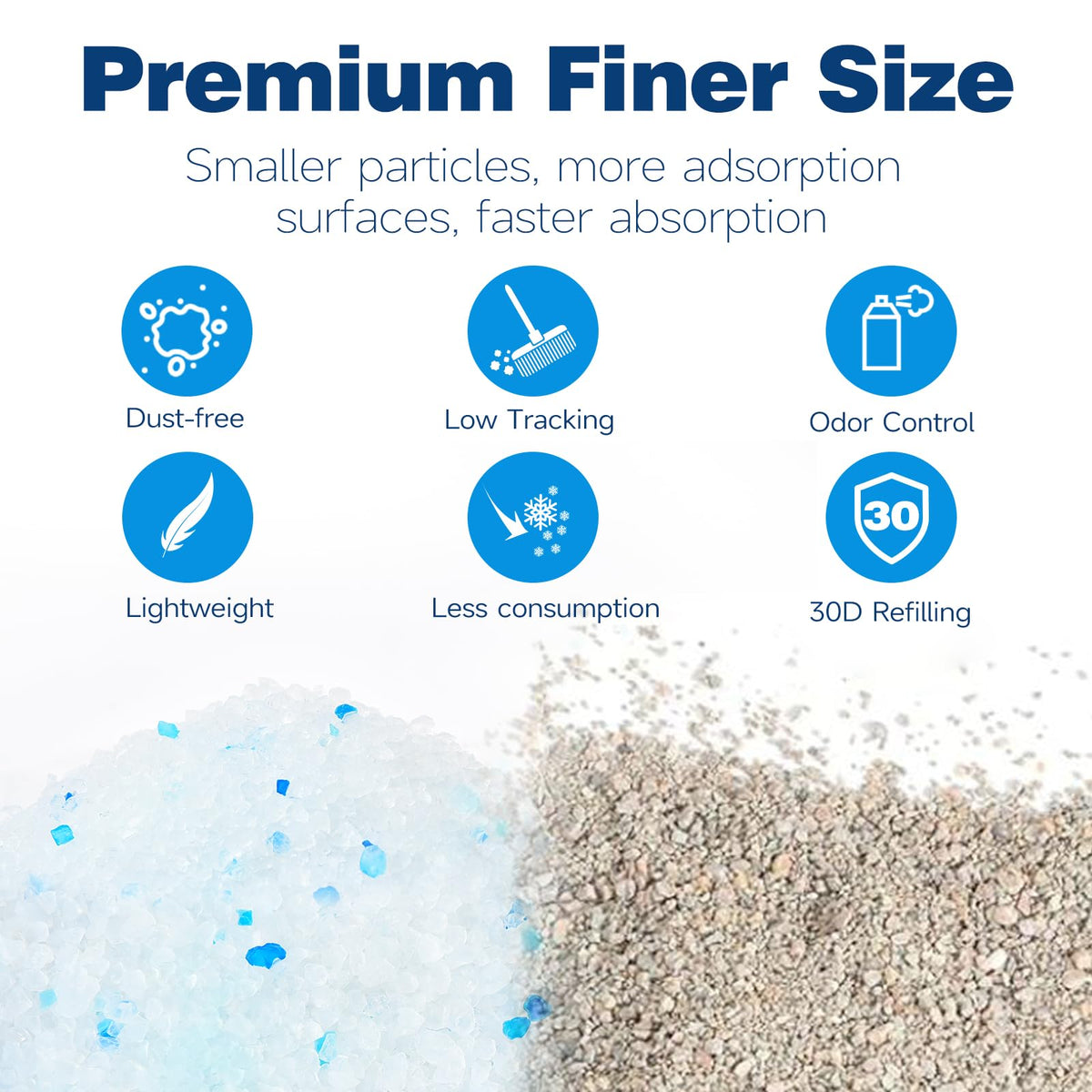 Cat Litter Crystals 19.8 lbs X398779