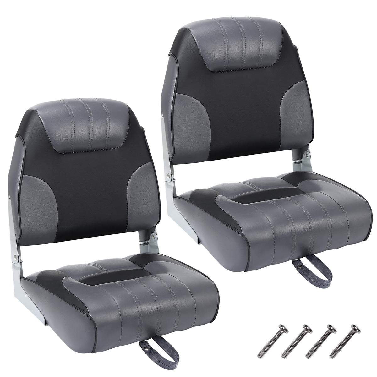 2 Pack Low Back Folding Boat Seats X132