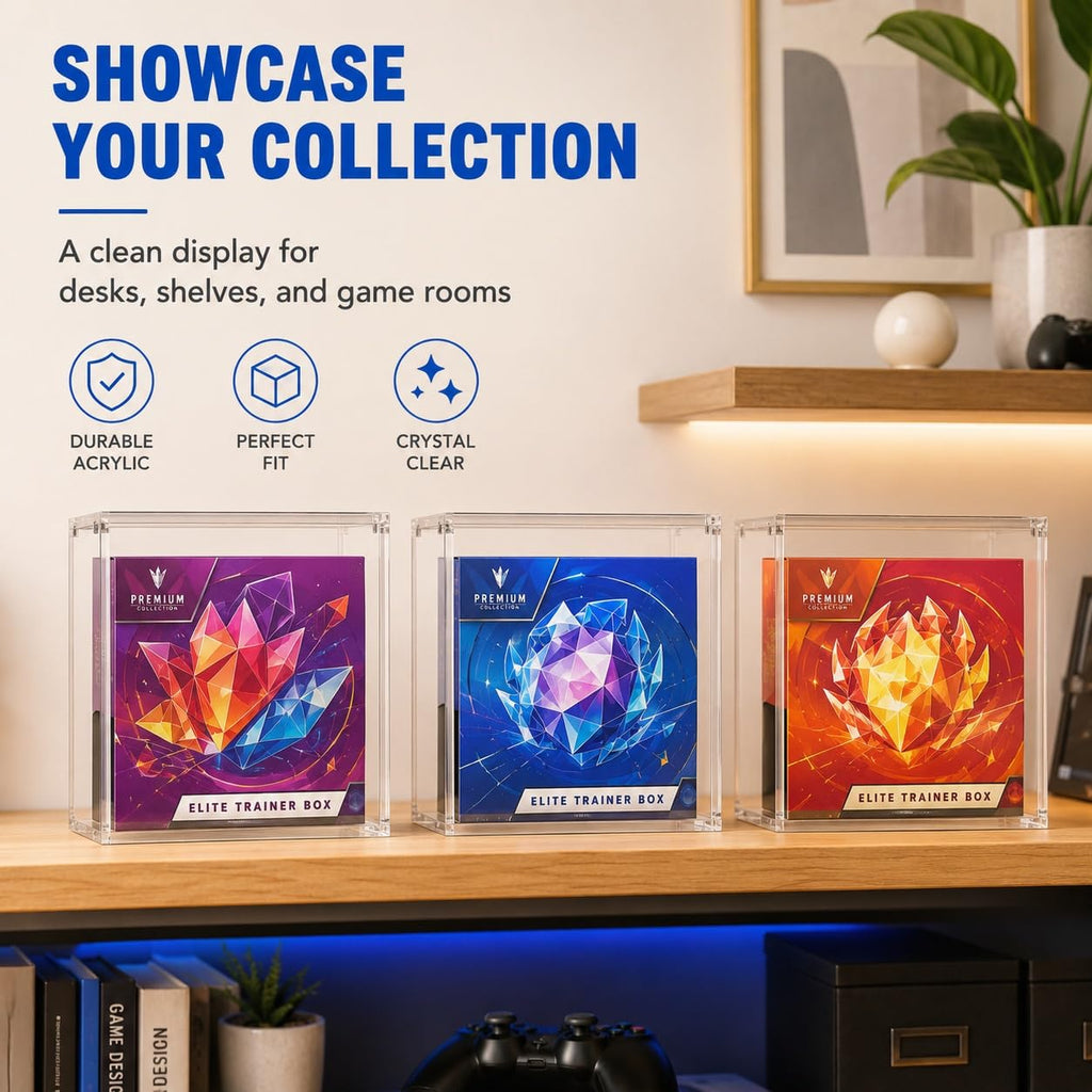 Clear Acrylic Trading Card Display Case U670
