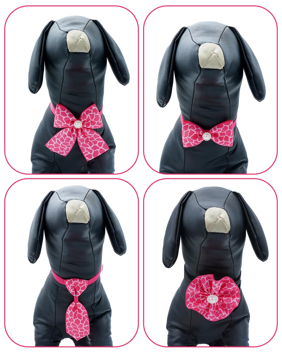 100 Pack Small Dog Bows and Ties X396