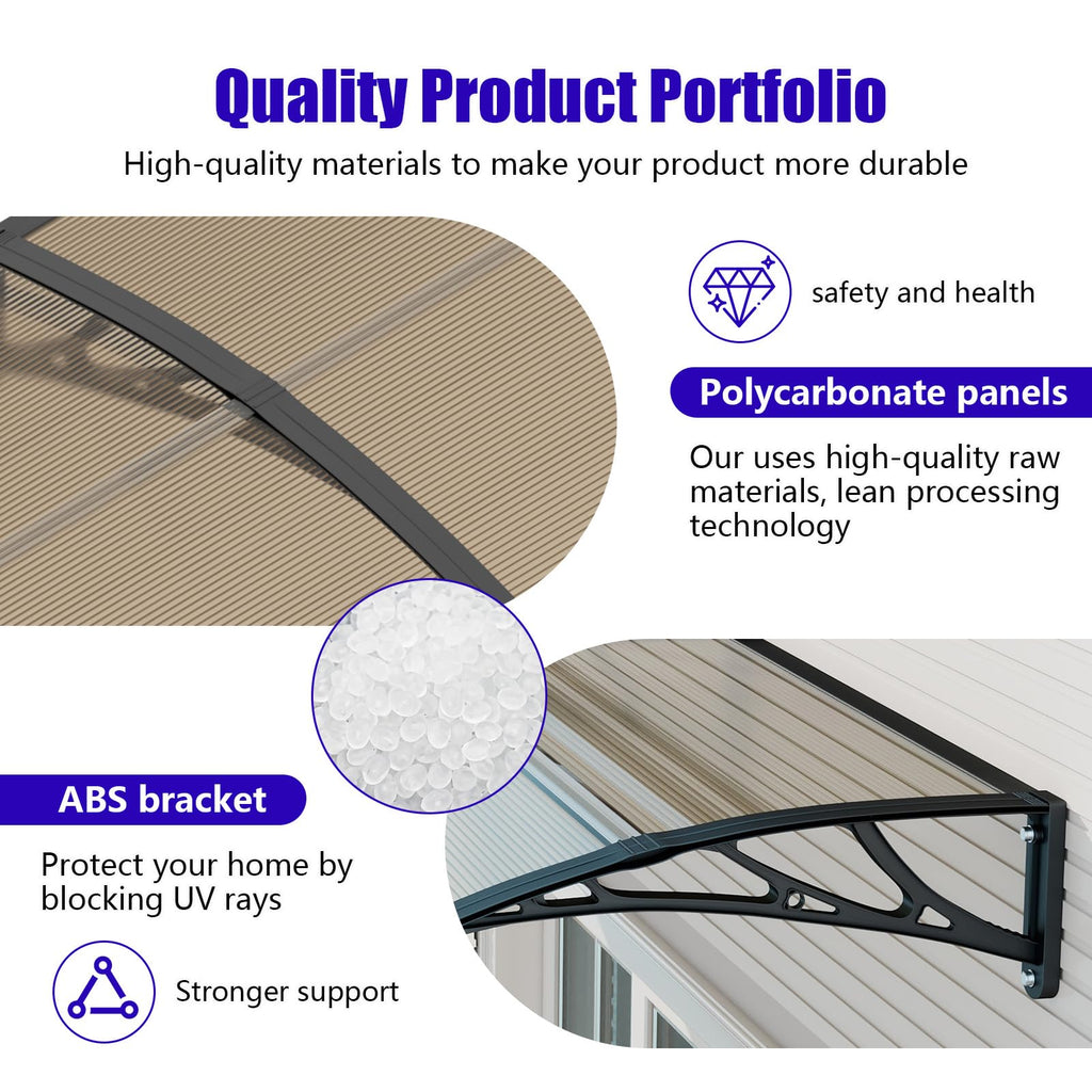 32x48'' Polycarbonate Door Awning B4735