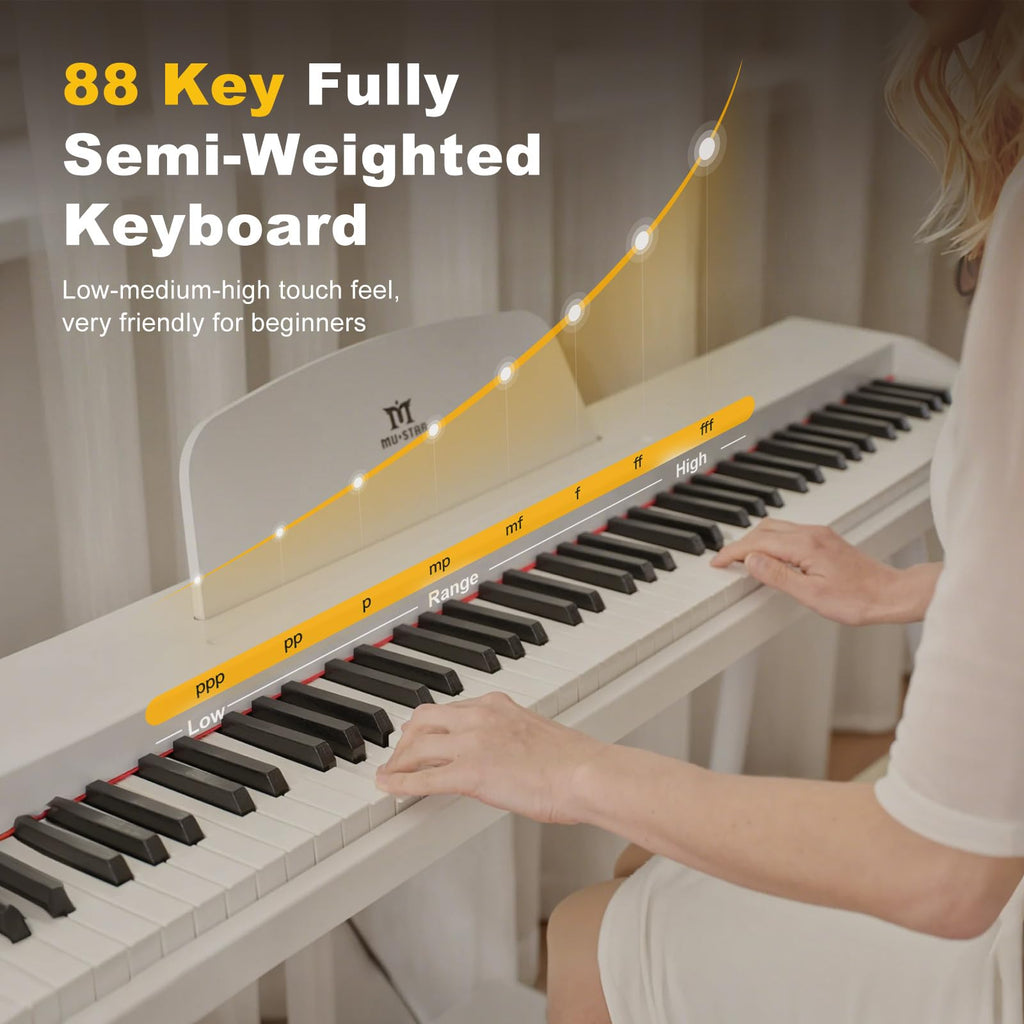 88 Key Semi Weighted Digital Piano T414