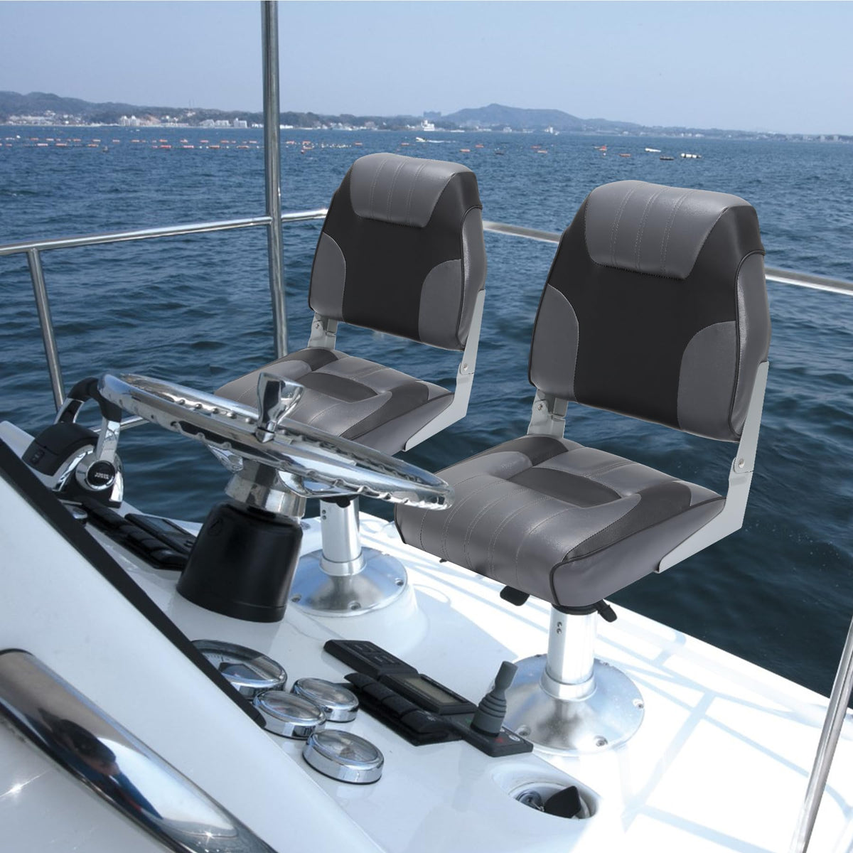 2 Pack Low Back Folding Boat Seats X132