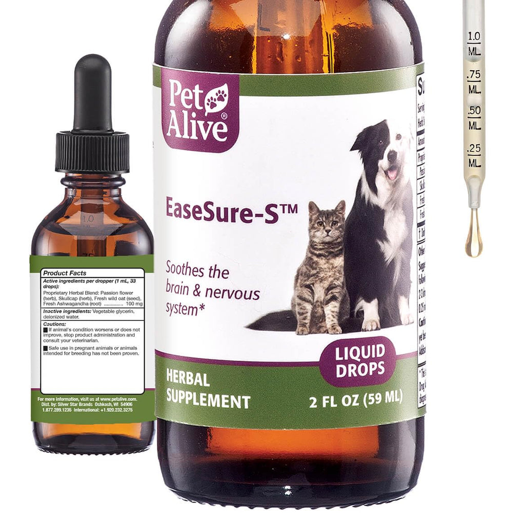 2 Fl Oz Herbal Nervous System Support for Pets C84600