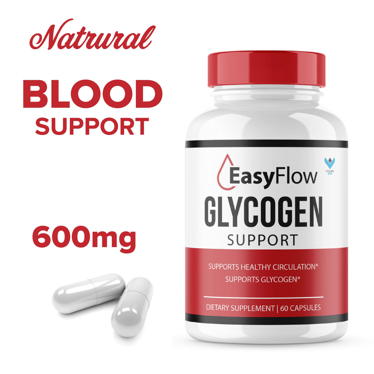 120 Capsules Glycogen Support Supplement F252