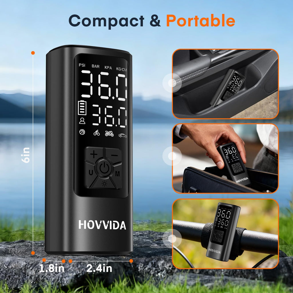 Portable Air Compressor 150PSI Digital Tire Inflator U53070