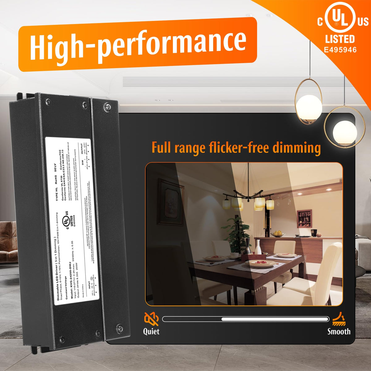 200W Dimmable LED Driver 24V Power Supply I924