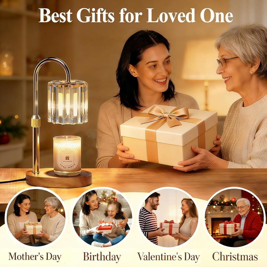 Candle Warmer Lamp with Timer and Dimmer J61404