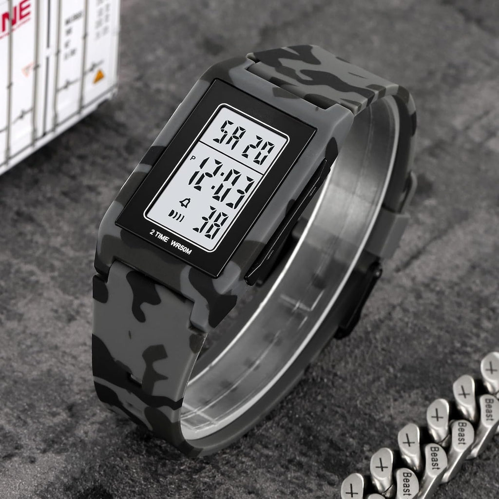 Minimalist Digital Ultra-Thin Water Resistant Shock Resistant Watch R84945
