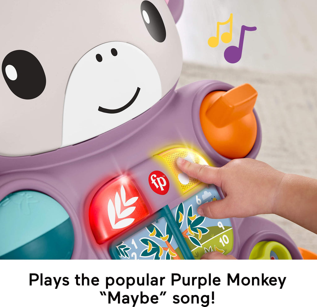 Purple Monkey Baby Walker with Music Lights & Activities G80636